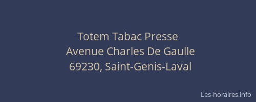 Totem Tabac Presse