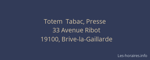 Totem  Tabac, Presse