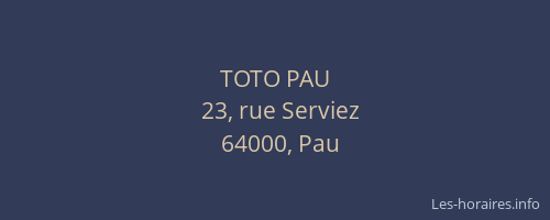 TOTO PAU