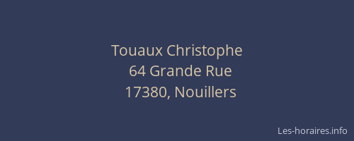 Touaux Christophe