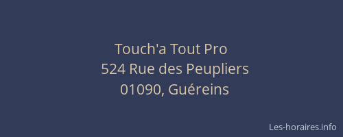 Touch'a Tout Pro