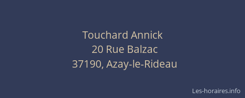 Touchard Annick