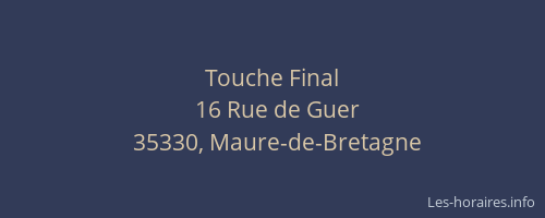 Touche Final