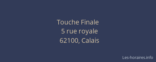 Touche Finale