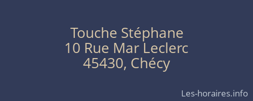 Touche Stéphane