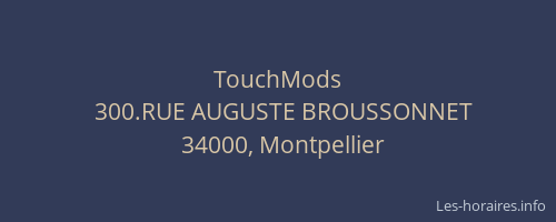 TouchMods