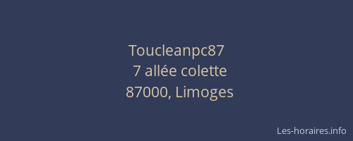 Toucleanpc87