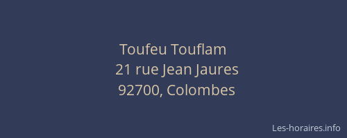 Toufeu Touflam