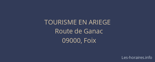 TOURISME EN ARIEGE