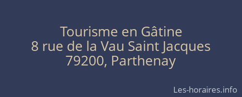 Tourisme en Gâtine