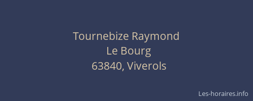 Tournebize Raymond
