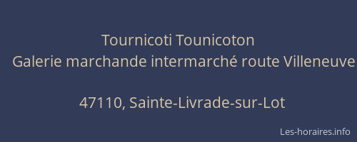 Tournicoti Tounicoton