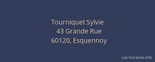 Tourniquet Sylvie