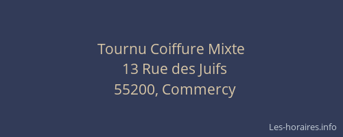 Tournu Coiffure Mixte