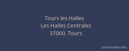 Tours les Halles