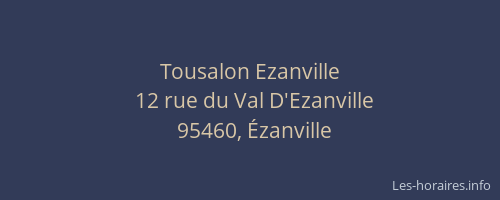 Tousalon Ezanville