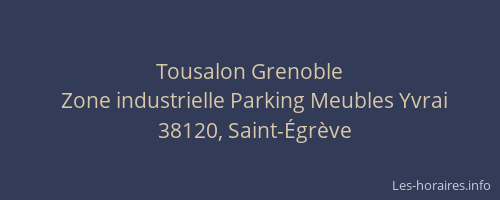 Tousalon Grenoble