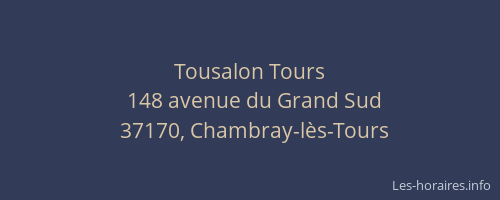 Tousalon Tours