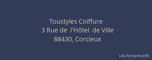 Toustyles Coiffure