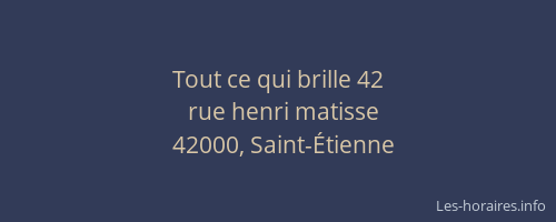 Tout ce qui brille 42