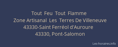 Tout  Feu  Tout  Flamme