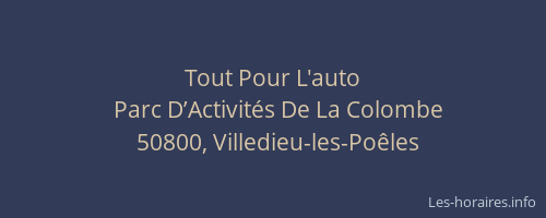 Tout Pour L'auto