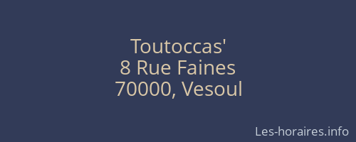Toutoccas'