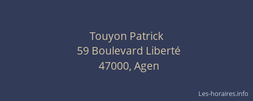 Touyon Patrick