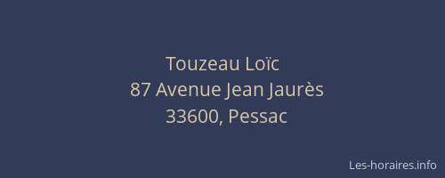 Touzeau Lo&iuml;c