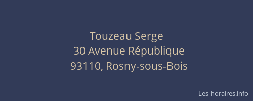 Touzeau Serge