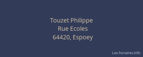Touzet Philippe