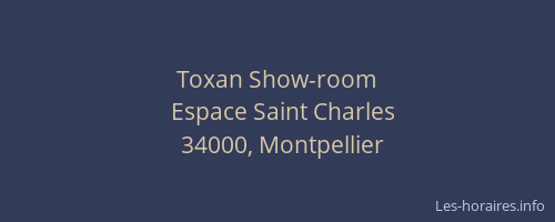 Toxan Show-room