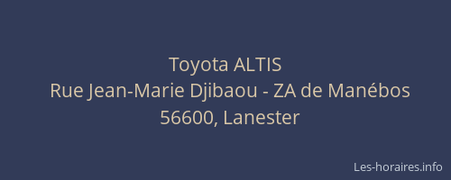 Toyota ALTIS