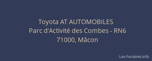 Toyota AT AUTOMOBILES