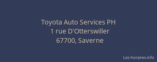 Toyota Auto Services PH