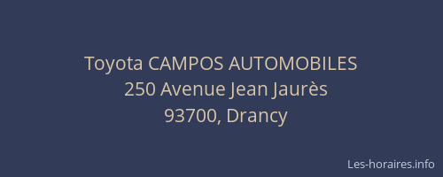 Toyota CAMPOS AUTOMOBILES