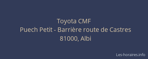 Toyota CMF