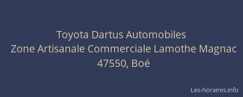 Toyota Dartus Automobiles