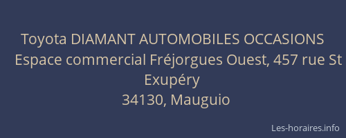 Toyota DIAMANT AUTOMOBILES OCCASIONS