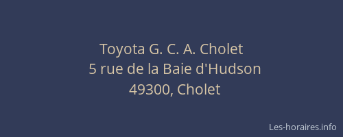 Toyota G. C. A. Cholet