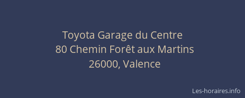 Toyota Garage du Centre