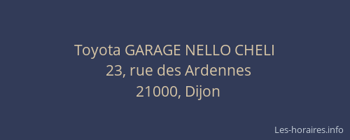 Toyota GARAGE NELLO CHELI