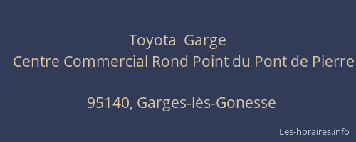 Toyota  Garge