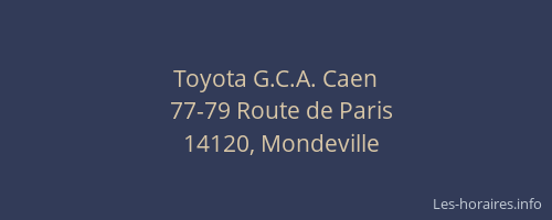 Toyota G.C.A. Caen