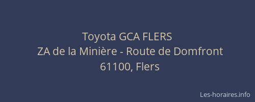 Toyota GCA FLERS