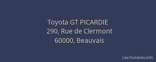 Toyota GT PICARDIE