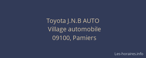 Toyota J.N.B AUTO