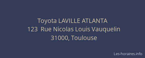 Toyota LAVILLE ATLANTA