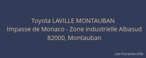 Toyota LAVILLE MONTAUBAN