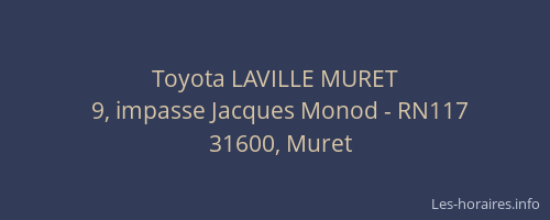 Toyota LAVILLE MURET